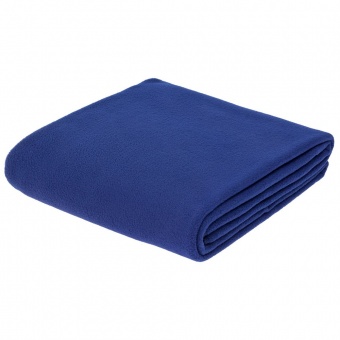 Флисовый плед Warm&Peace XL, ярко-синий фото 