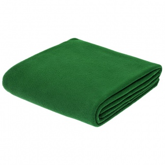 Флисовый плед Warm&Peace XL, зеленый фото 