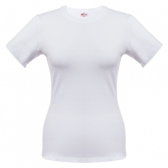 Футболка женская T-bolka Stretch Lady, белая фото 4