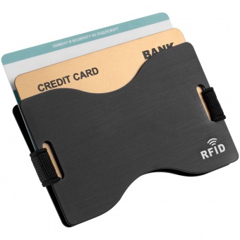 Футляр для карт Muller c RFID-защитой, черный фото 