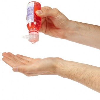 Гель для рук с антисептическим эффектом «Щит», красный фото 