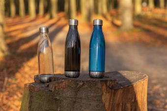 Герметичная бутылка для воды с крышкой из нержавеющей стали фото 