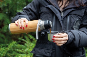 Герметичный вакуумный термос для путешествий Bamboo, 450 мл фото 