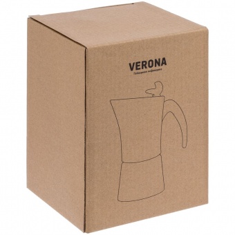 Гейзерная кофеварка Verona, в коробке фото 