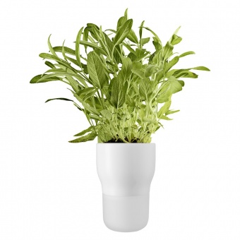 Горшок для растений Flowerpot, средний, белый фото 