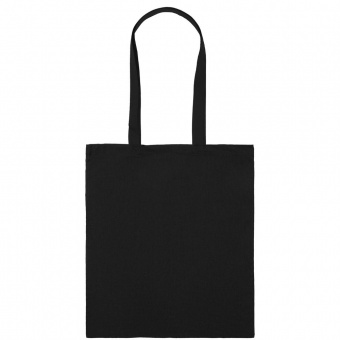 Холщовая сумка Basic 105, черная фото 