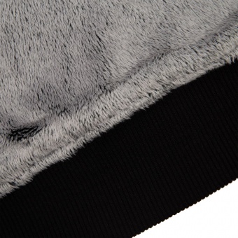 Худи Furry Oversize, черное фото 9