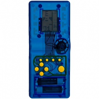 Игровая консоль Tetramino Transparent, синяя фото 