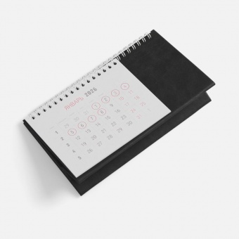 Календарь настольный Brand, черный фото 
