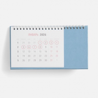 Календарь настольный Brand, голубой фото 