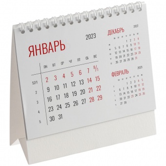 Календарь настольный Datio, белый фото 