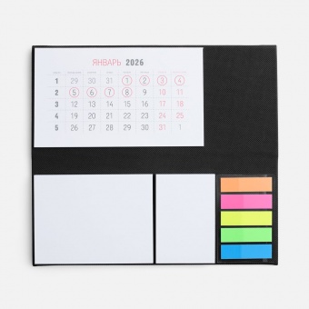 Календарь настольный Grade, черный фото 