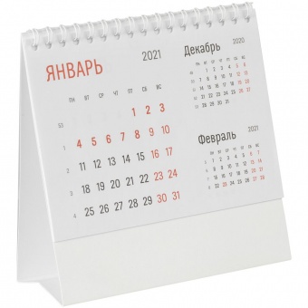 Календарь настольный Nettuno, белый фото 