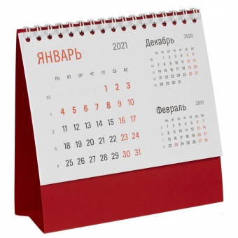 Календарь настольный Nettuno, красный фото 