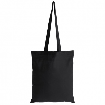 Холщовая сумка Basic 105, черная фото 5