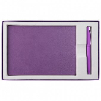 Коробка Adviser под ежедневник, ручку, фиолетовая фото 