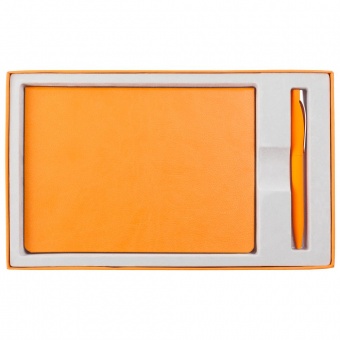 Коробка Adviser под ежедневник, ручку, оранжевая фото 4