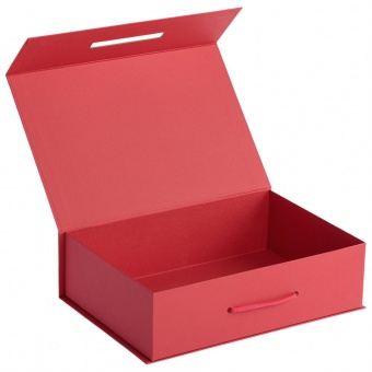 Коробка Case, подарочная, красная фото 