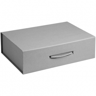 Коробка Case, подарочная, серая матовая фото 