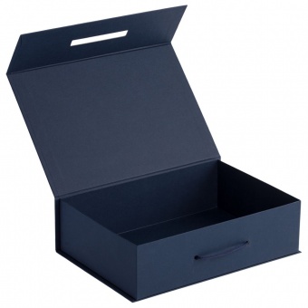 Коробка Case, подарочная, синяя фото 