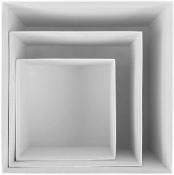 Коробка Cube, M, белая фото 