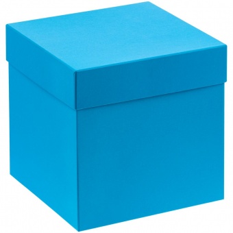 Коробка Cube, M, голубая фото 