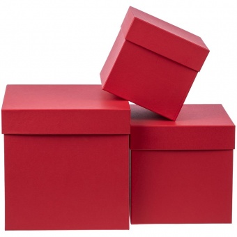 Коробка Cube, M, красная фото 