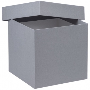 Коробка Cube, M, серая фото 
