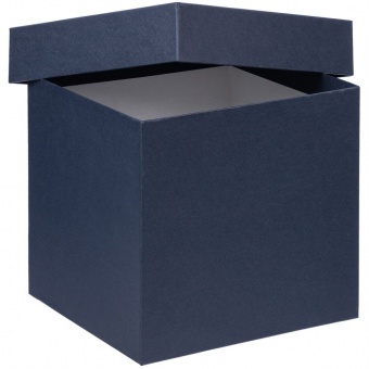 Коробка Cube, M, синяя фото 