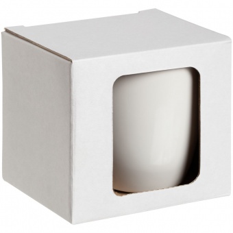 Коробка с окном для кружки Window, белая фото 