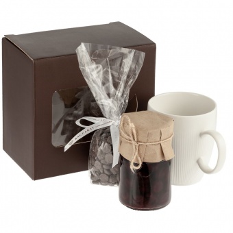 Коробка с окном Gifthouse, коричневая фото 