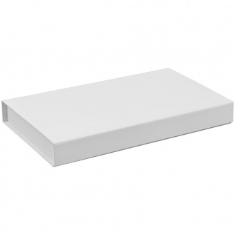 Коробка Horizon Magnet с ложементом под ежедневник, флешку и ручку, белая фото 