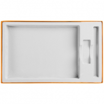 Коробка In Form под ежедневник, флешку, ручку, оранжевая фото 3