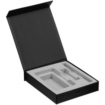 Коробка Latern для аккумулятора 5000 мАч, флешки и ручки, черная фото 