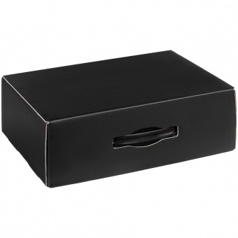 Коробка Matter Light, черная, с черной ручкой фото 