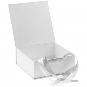 Коробка на лентах Tie Up, малая, белая фото 