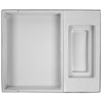 Коробка Overlap под ежедневник и аккумулятор, белая фото 