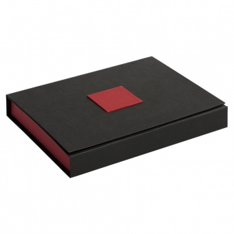 Коробка Plus, черная с красным фото 