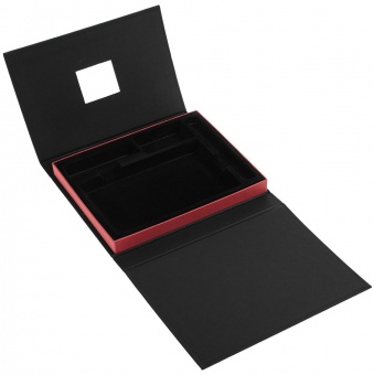Коробка Plus, черная с красным фото 
