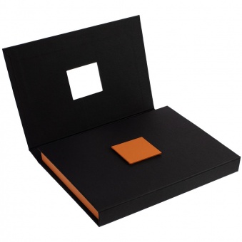 Коробка под набор Plus, черная с оранжевым фото 