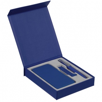 Коробка Rapture для аккумулятора 10000 мАч, флешки и ручки, синяя фото 