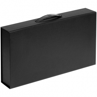 Коробка с ручкой Platt, черная фото 