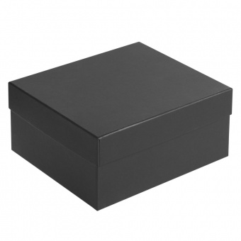 Коробка Satin, большая, черная фото 