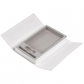 Коробка Triplet под ежедневник, флешку и ручку, белая фото 