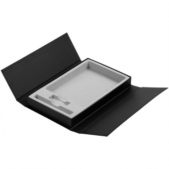 Коробка Triplet под ежедневник, флешку и ручку, черная фото 