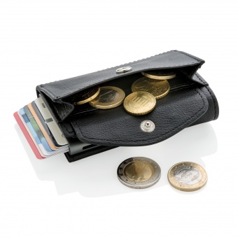 Кошелек с отделением для монет и держателем для карт C-Secure RFID фото 