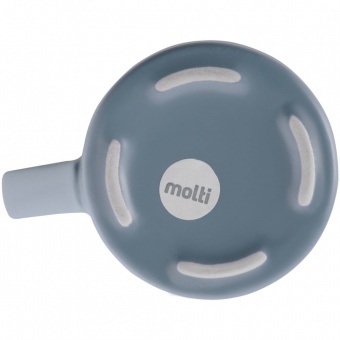 Кружка Modern Bell, матовая, серо-синяя фото 