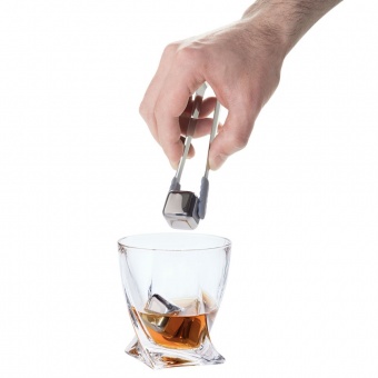 Кубики для виски Ice Cubes, серебристые фото 