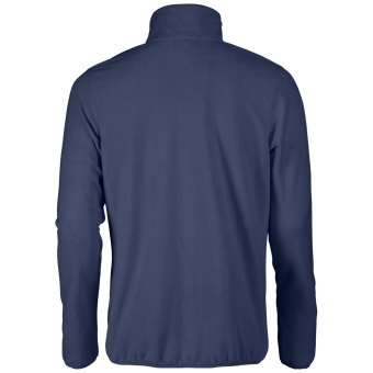 Куртка флисовая мужская Twohand, темно-синяя фото 5