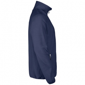 Куртка флисовая мужская Twohand, темно-синяя фото 7